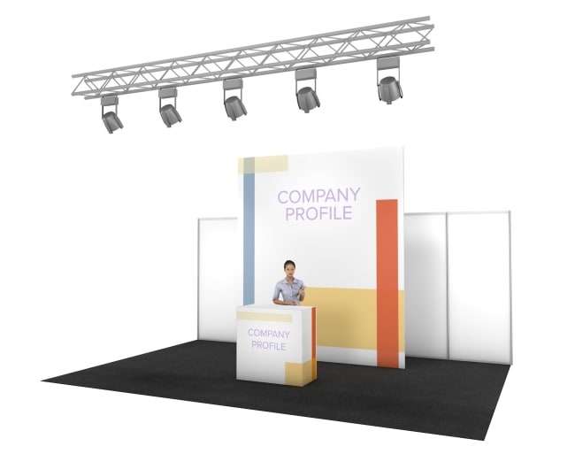 Innovation white walls 24 m², 3x8m