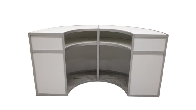 Bar/information counter, h:104cm l:3m