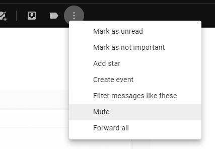 gmail mute conversation at veonr by shubham kushwah