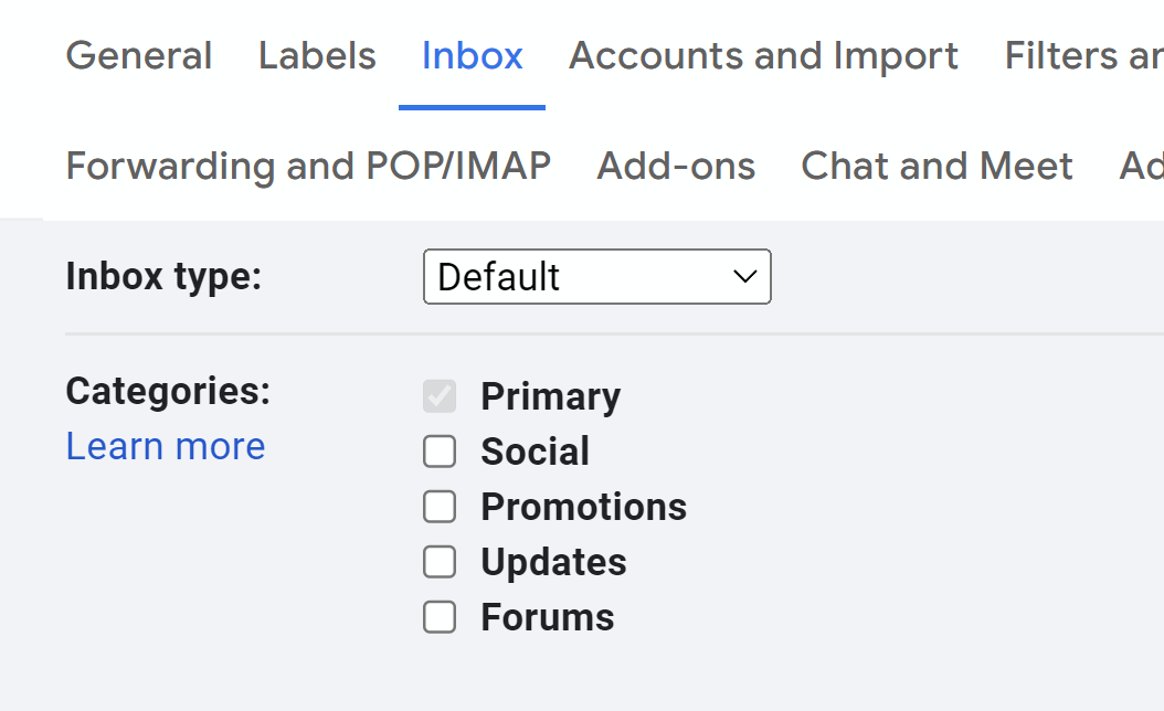 gmail annoying group tabs