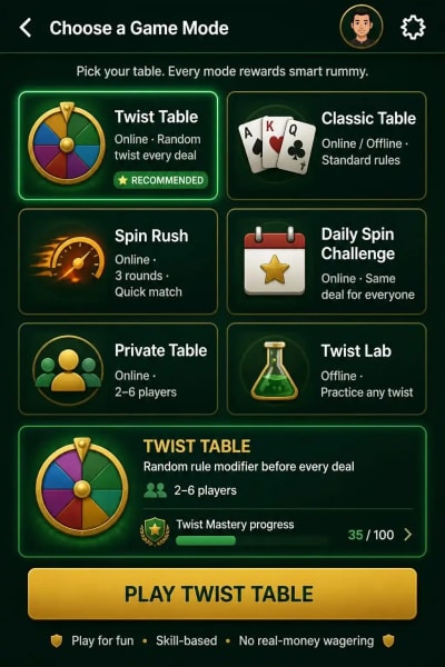 SPIN RUMMY screenshot 4 - gameplay preview