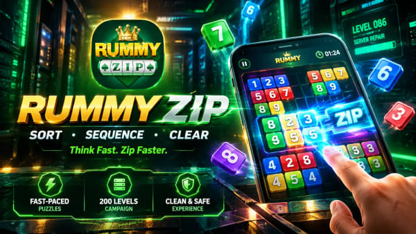 Rummy Zip App Download: Data Compression Puzzle