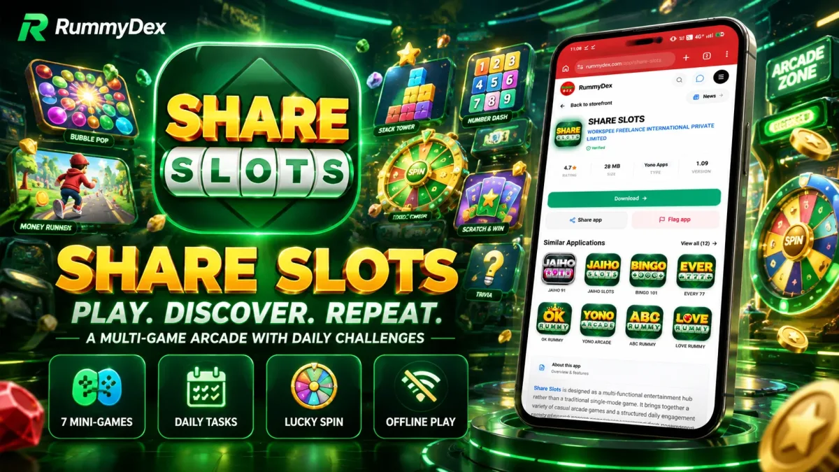 Share Slots: All-in-One Casual Arcade Game Suite main cover article image
