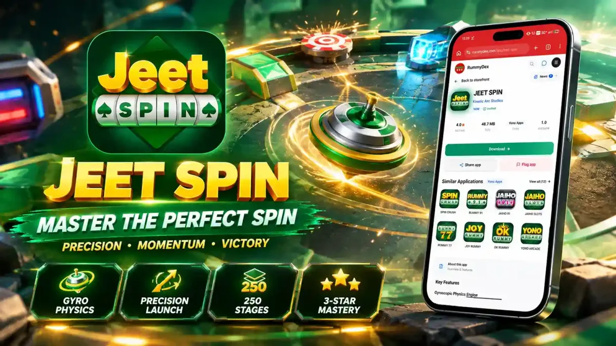 Jeet Spin App Launch: 3D Kinetic Gyroscope Arenas main cover article image