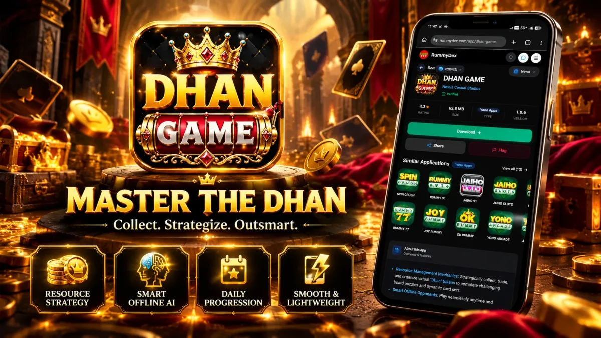 Dhan Game App: Strategy, AI & Resource Breakdown  main cover article image