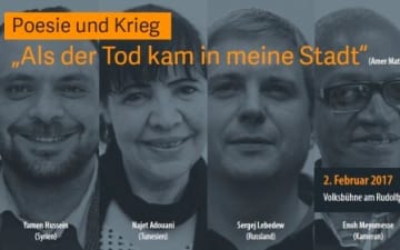 Poesie & Krieg „Als der Tod kam in meine Stadt“