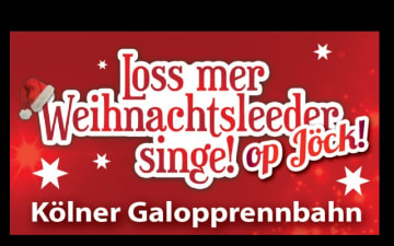 Loss mer Weihnachtsleeder singe an der Galopprennbahn am 16.12.2018