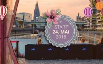 Start des Open Air Kino am Rheinauhafen am 24.05.2018