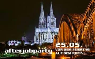 Die Kölner AfterJob Party auf dem Rhein