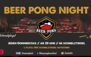 Beer Pong Night im Schmelztiegel