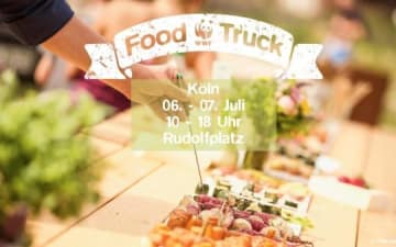 Der WWF Foodtruck in Köln