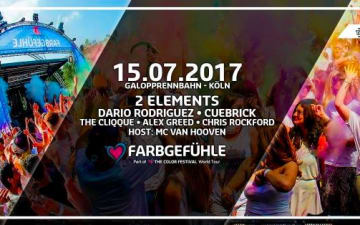 Farbgefühle Festival an der Galopprennbahn