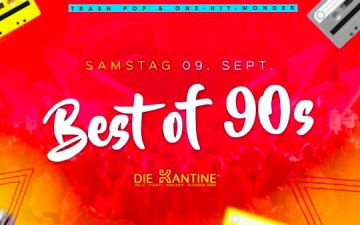 Best of 90s Party in der Kantine