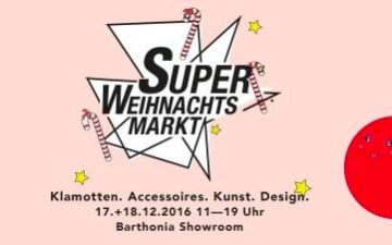 Der Super Weihnachtsmarkt im Barthonia Showroom