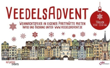 Veedelsadvent auf dem Chlodwigplatz in der Kölner Südstadt am 11.12.2018