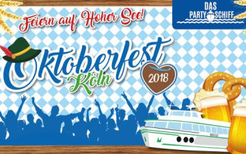 Oktoberfest Köln - Das Partyschiff am 19. und 20.10.2018