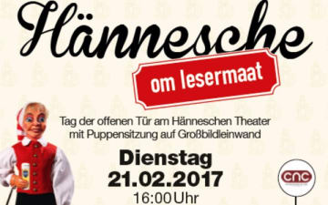 Hännesche om Iesermaat im Hänneschen Theater