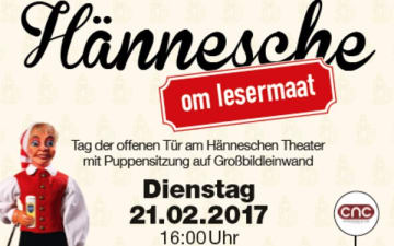 Hännesche om Iesermaat im Hänneschen Theater