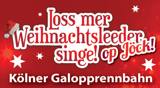 Loss mer Weihnachtsleeder singe an der Galopprennbahn am 15.12.2019