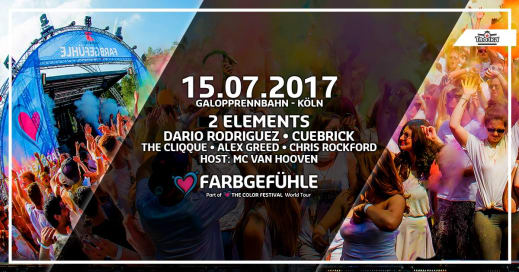 Farbgefühle Festival an der Galopprennbahn