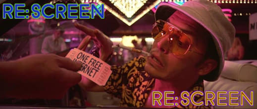 RE:SCREEN Fear and Loathing in Las Vegas am 05.02.2019