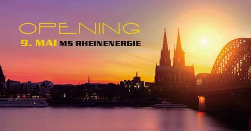 AfterJobParty auf dem Rhein - Kölner Opening am 09.05.2018