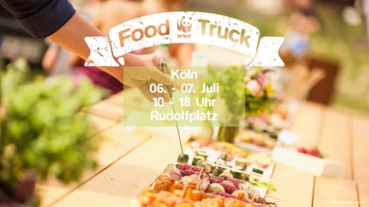 Der WWF Foodtruck in Köln