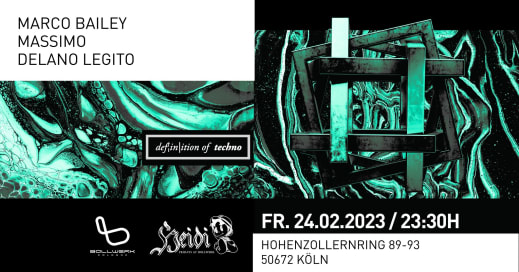 DEFINITION OF TECHNO im Bollwerk Cologne