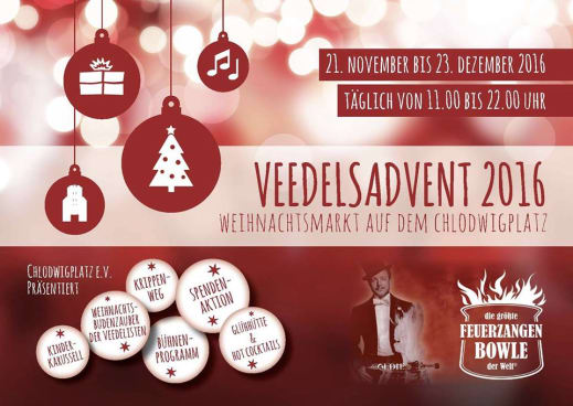 Weihnachtsmarkt auf dem Clodwigplatz