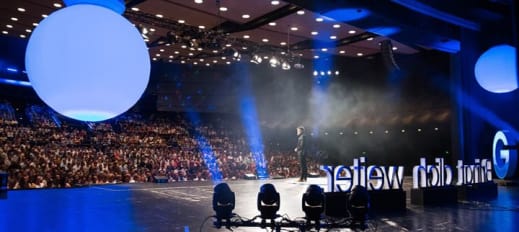 Die 6. Kölner Rednernacht in der Lanxess Arena am 24.11.2018