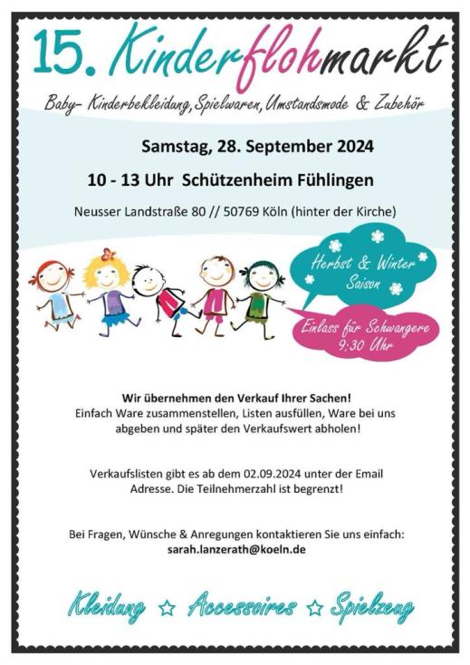 Kinderflohmarkt im Pfarrheim Fühlingen