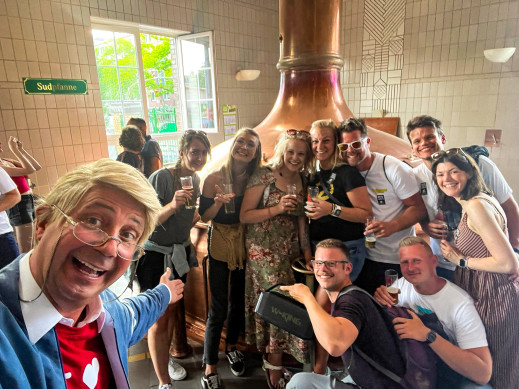 Comedy-Brauereibesichtigung in der Brauwelt Köln