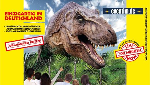 Die lebendige Dinosaurier Show in Chorweiler am 13./14.04.2019