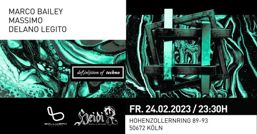 DEFINITION OF TECHNO im Bollwerk Cologne