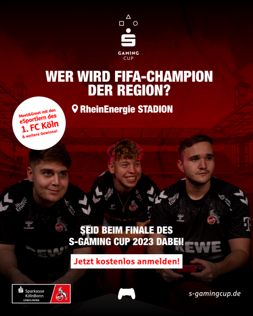Das große Finale des S-Gaming Cup 2023 live im Stadion