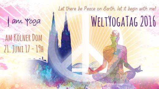 Weltyogatag am Kölner Dom