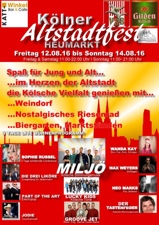 Kölner Altstadtfest 2016