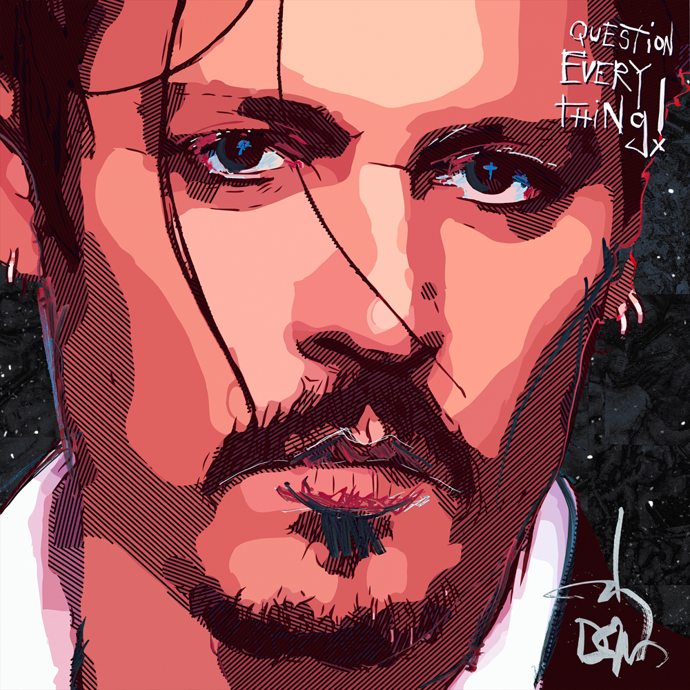 Johnny Depp Never Fear Truth NFT 2373 View certificate