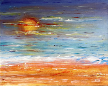 Sunset on The Beach