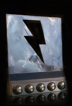 Lightning Icon #1 - Cutout distressed