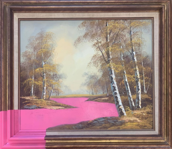 Pink River Aspen Trees (2021)