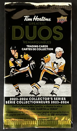 2023-24 UDC Tim Hortons Greatest Duos Collector's Series - pack 3