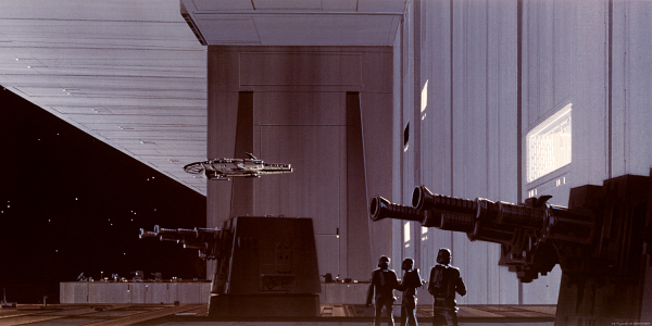 Ralph McQuarrie "Tractor Beam" Acrylic Panel Print