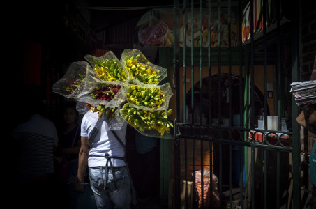 Sunday Market Bouquets, Oaxaca, Mexico