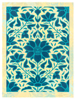 OBEY Deco Floral Pattern (Blue)