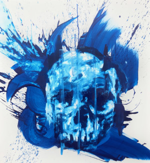 Medium Splash Skull