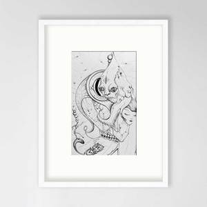midnight brainsneeze - i - original artwork