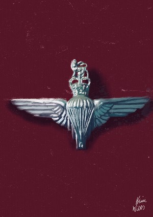 Parachute Regiment cap badge 