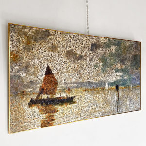 Paesaggio Lagunare n° 3 | Puzzling Landscape series | Revisiting Guglielmo Ciardi’s Venice Lagoon