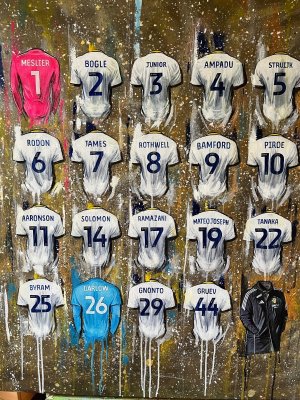 Leeds United Champions 24/25 Framed A3 Print (Pre-Order)